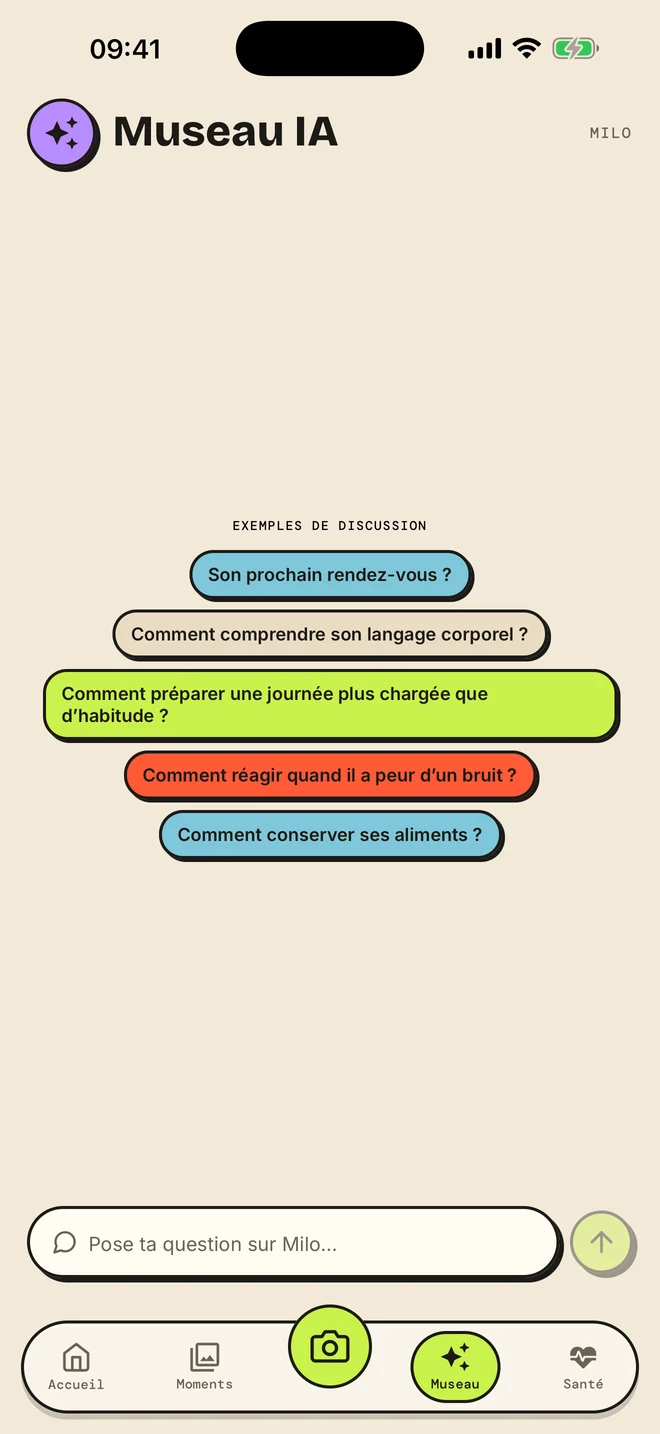Aperçu de l’écran — Museau IA